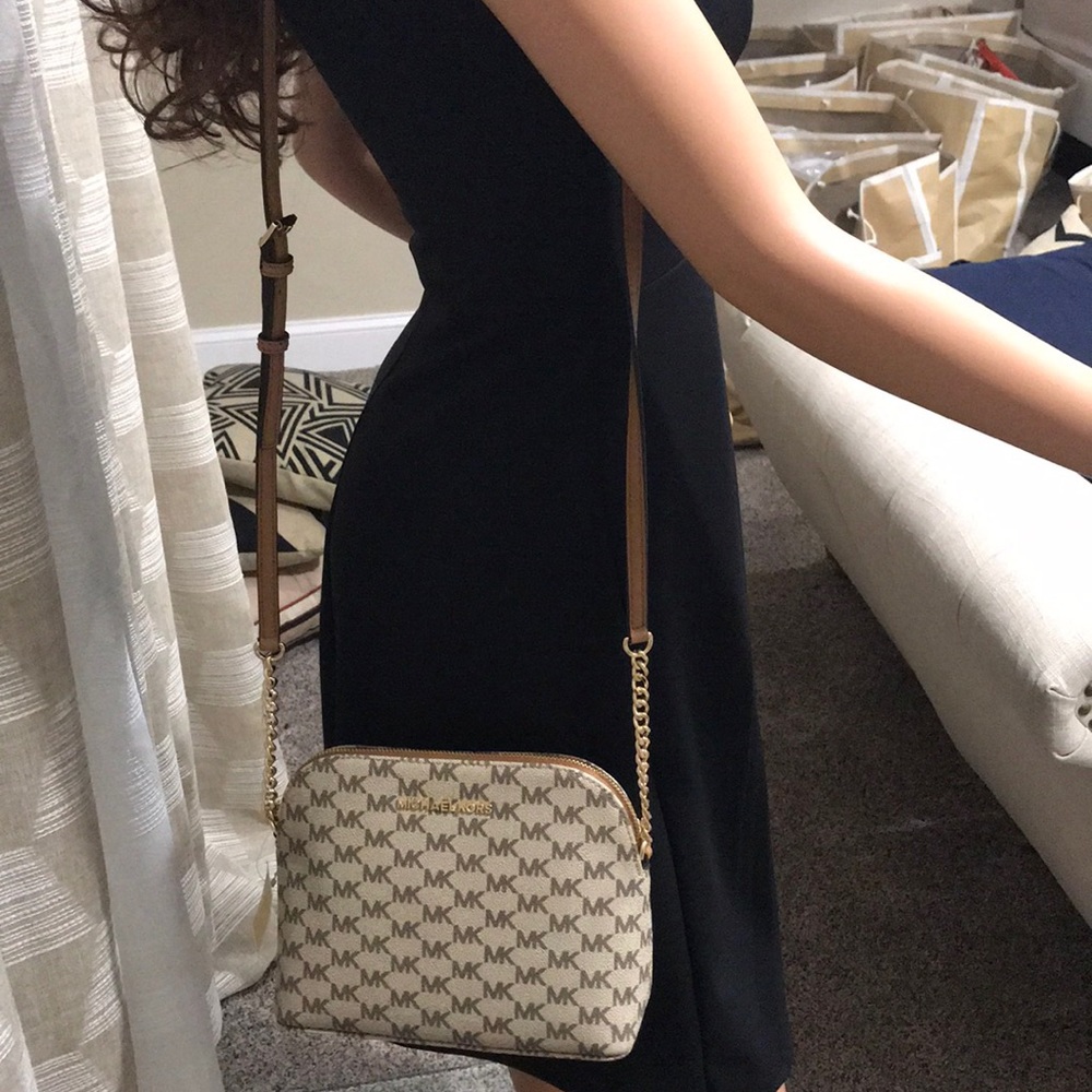 Michael Kors Monogrammed Crossbody Bag - Picture 5 of 5